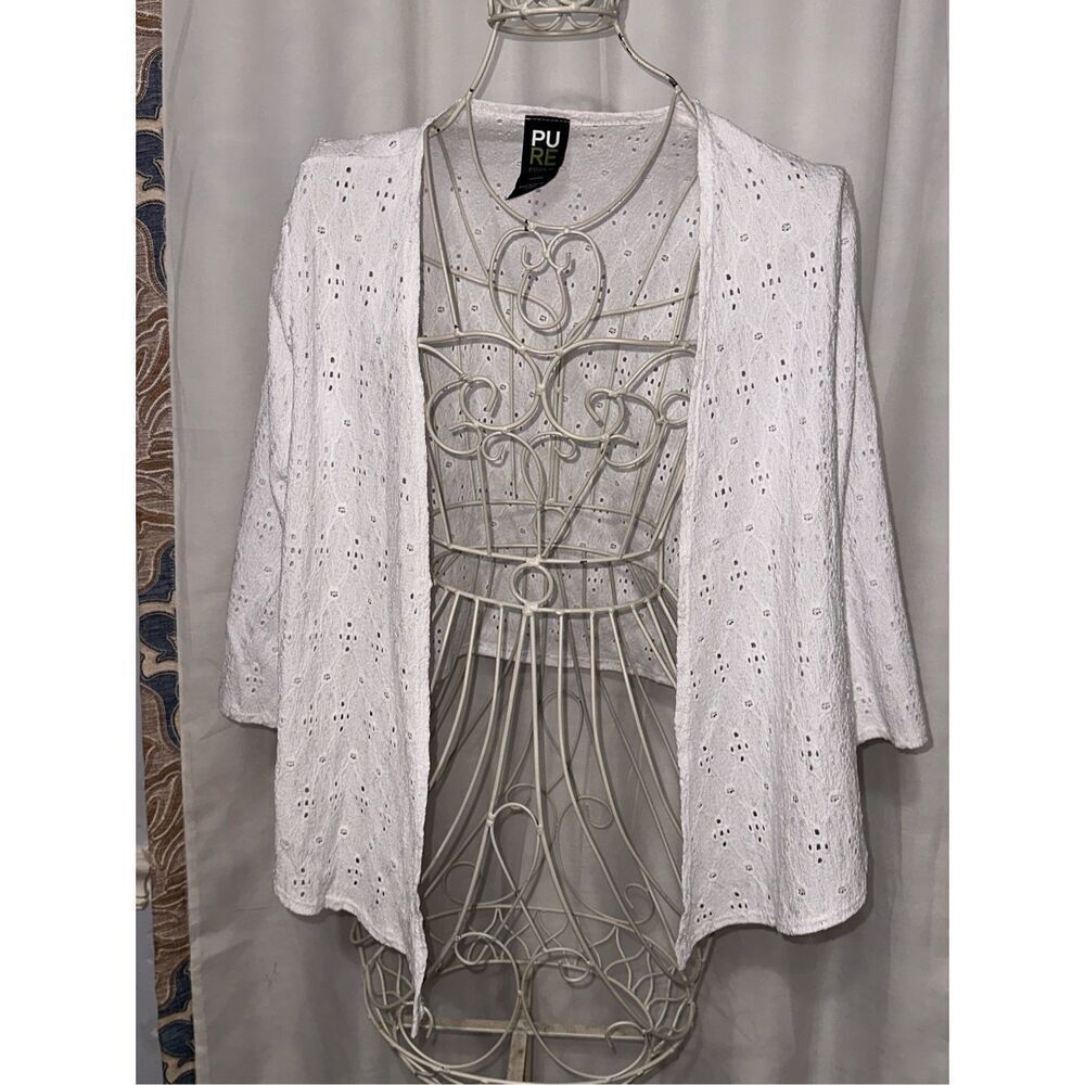 GREAT CONDITION Pure Essence Solid Shrug Jacket cardigan size SMALL PETITE